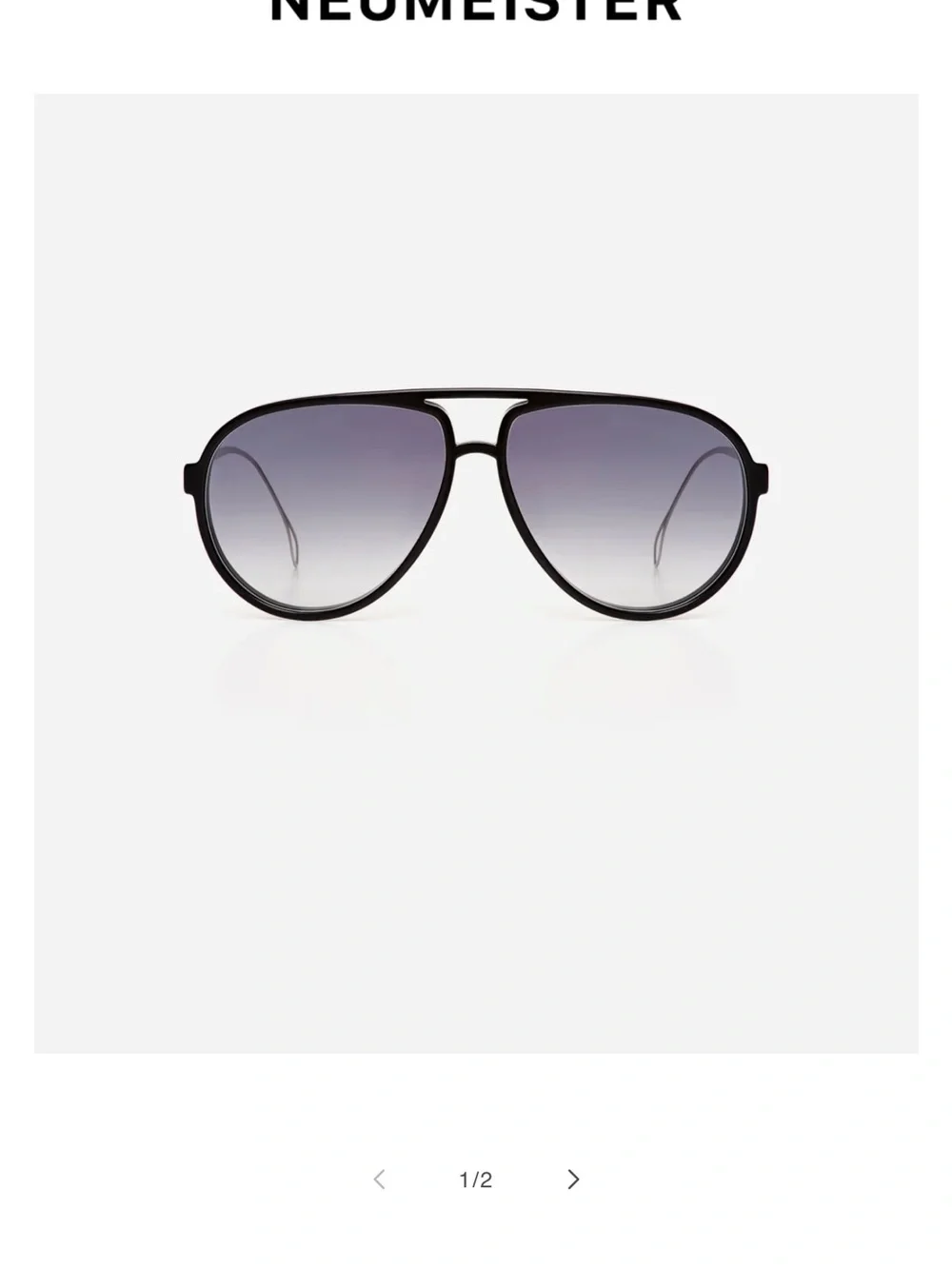 Haffmans & Neumeister Vladimir Charbon ZEISS Men’s Sunglasses NWT